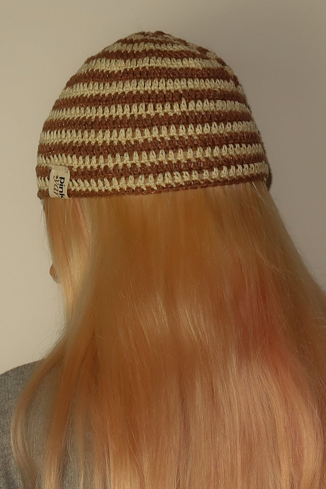 Classic Striped Beanie Mocha Mist