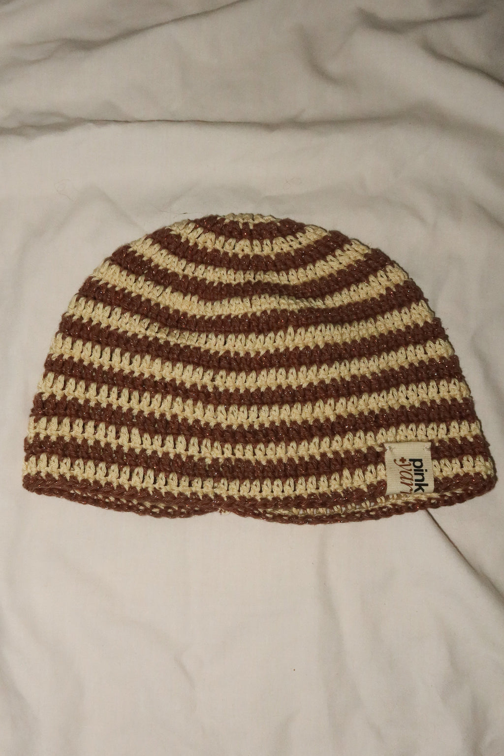 Classic Striped Beanie Mocha Mist