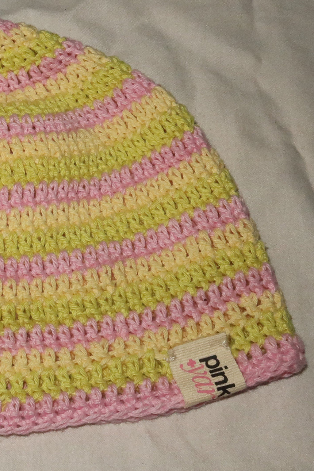 Classic Striped Beanie Multi Pastel