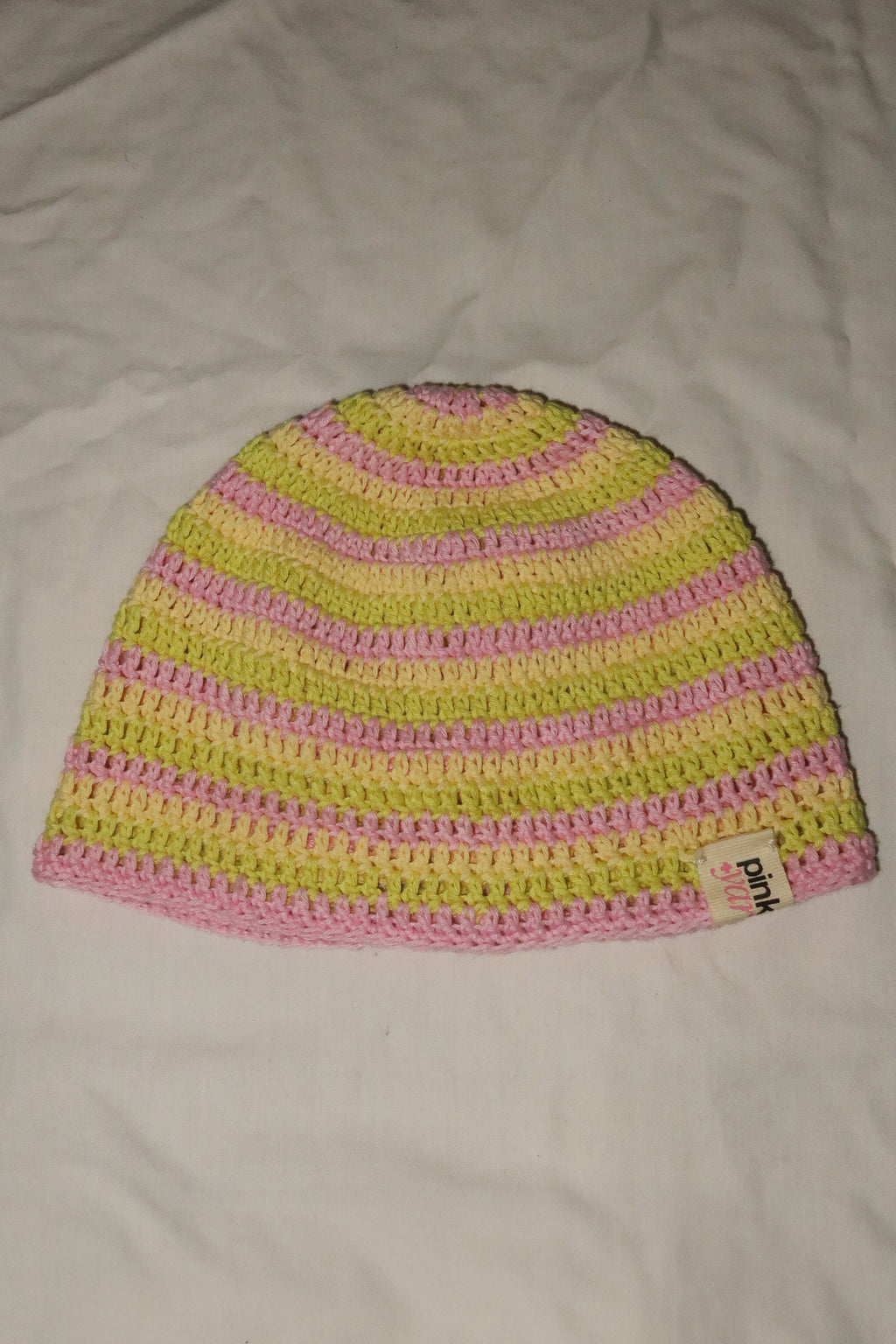 Classic Striped Beanie Multi Pastel