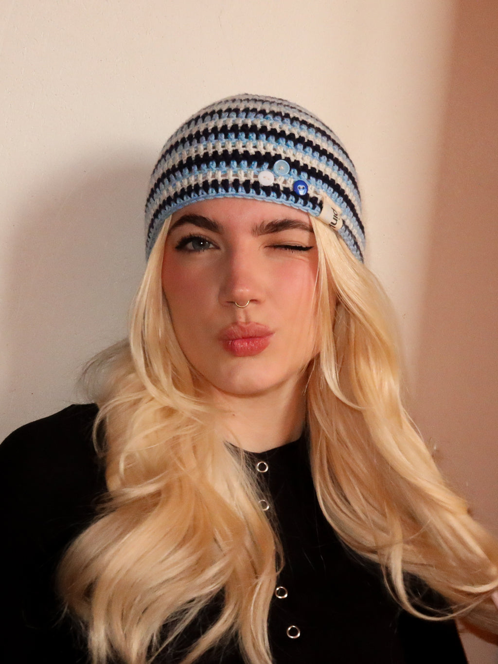 Classic Striped Beanie Interstellar