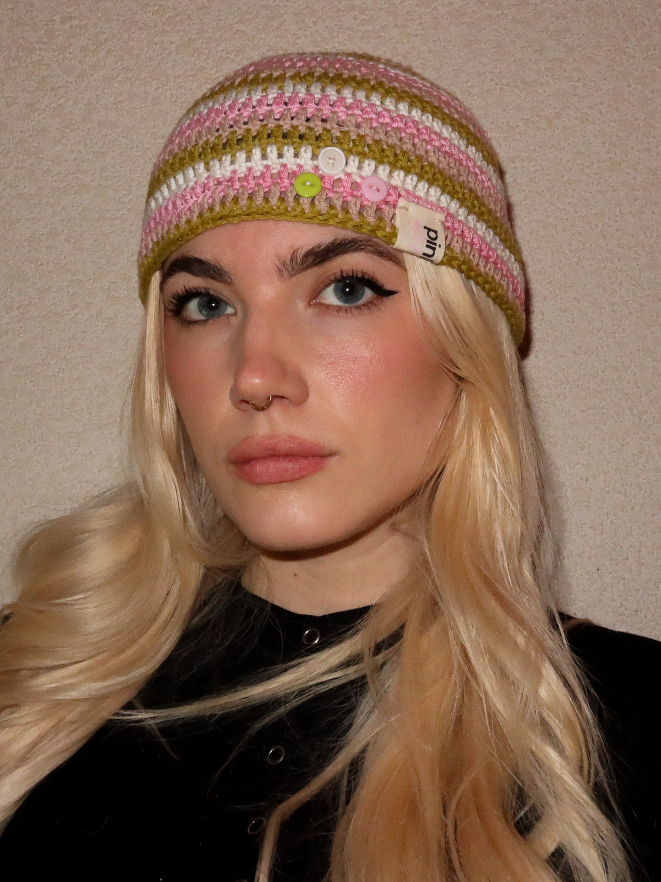 Classic Striped Beanie Chihiro