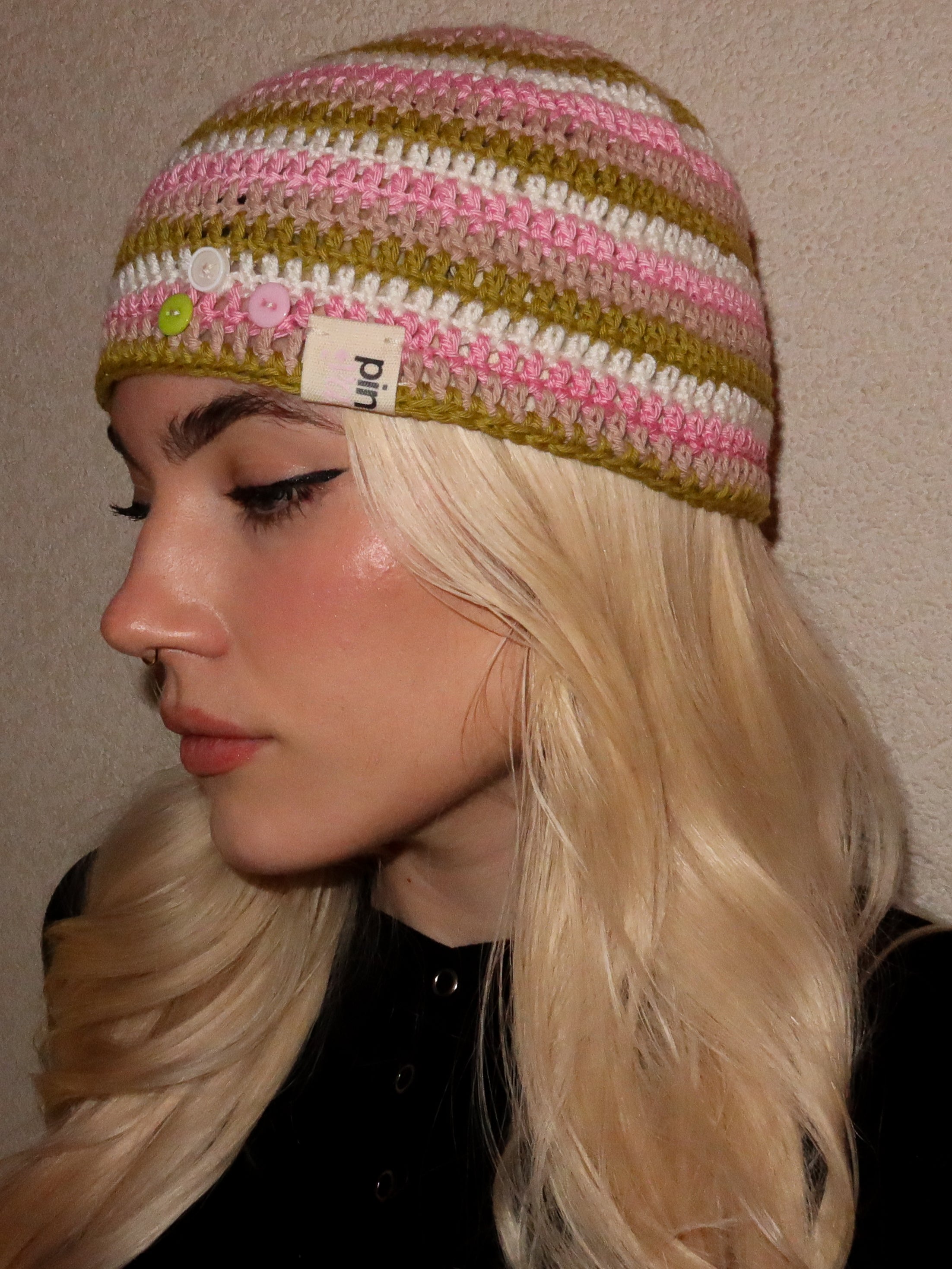 Classic Striped Beanie Chihiro