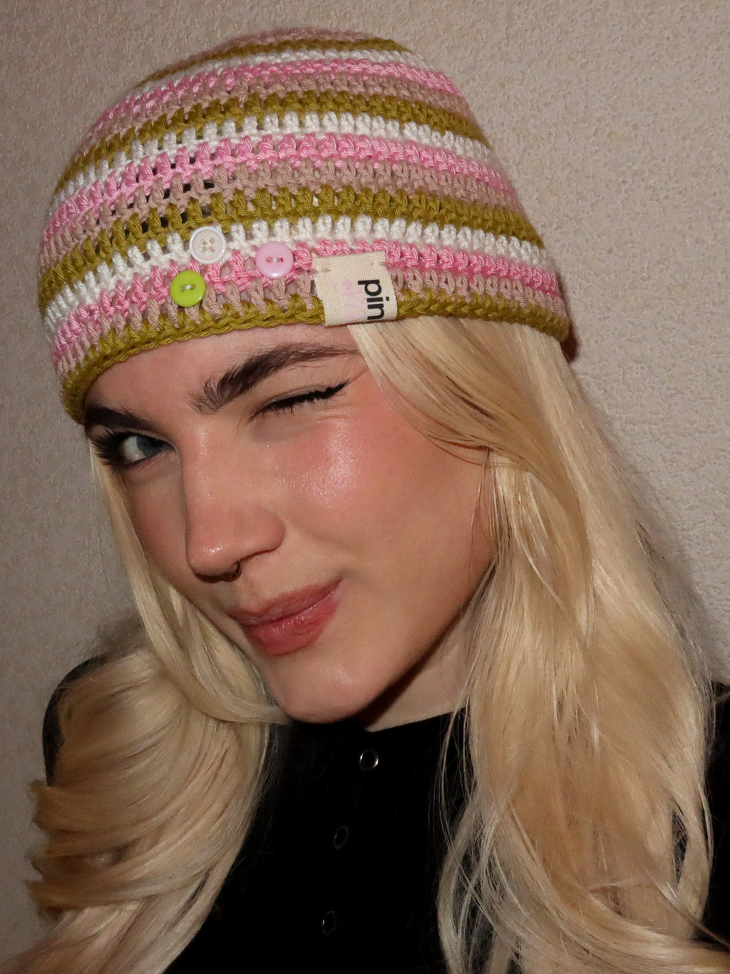 Classic Striped Beanie Chihiro