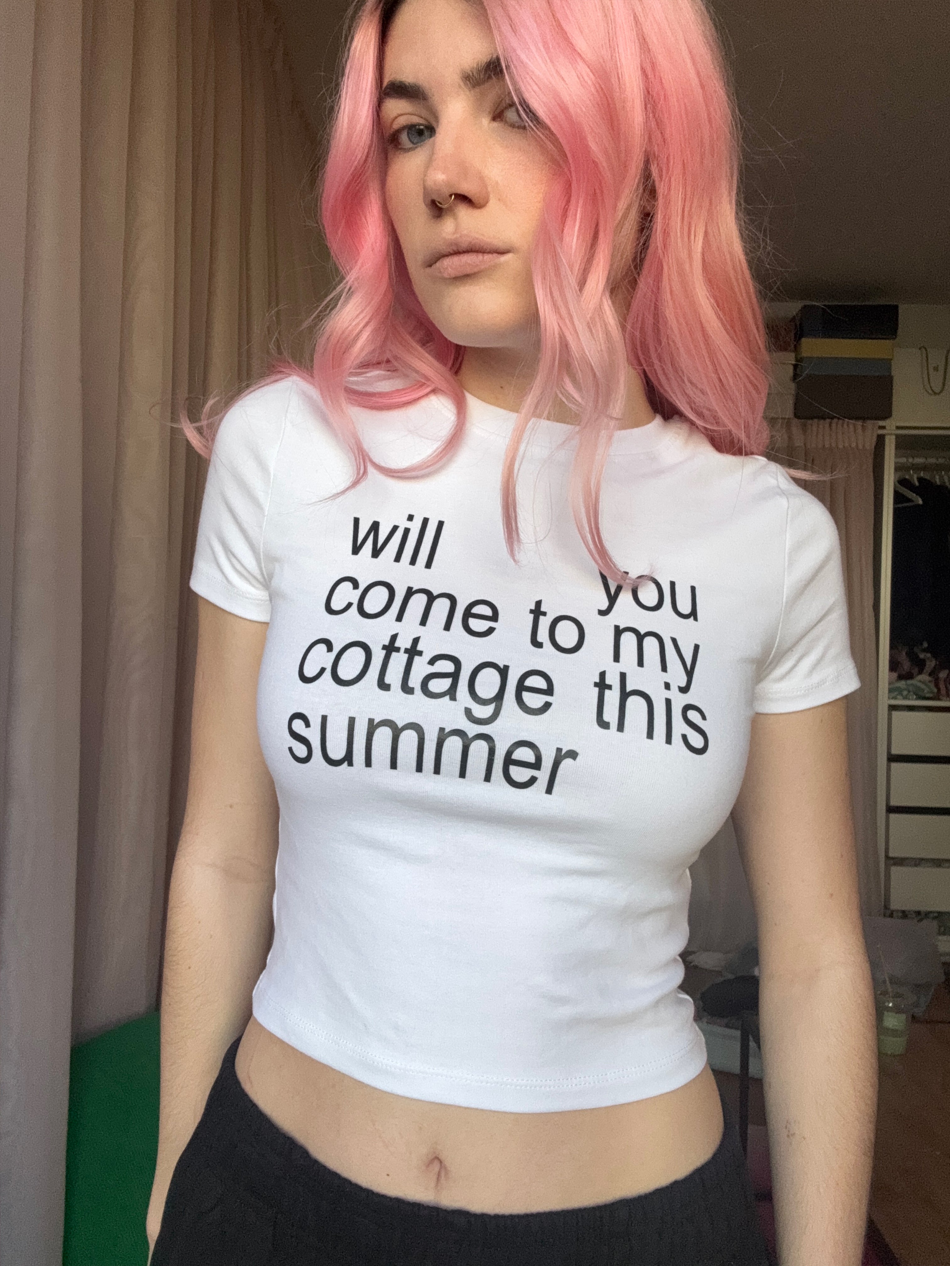 Will You Come To My Cottage This Summer T-Shirt